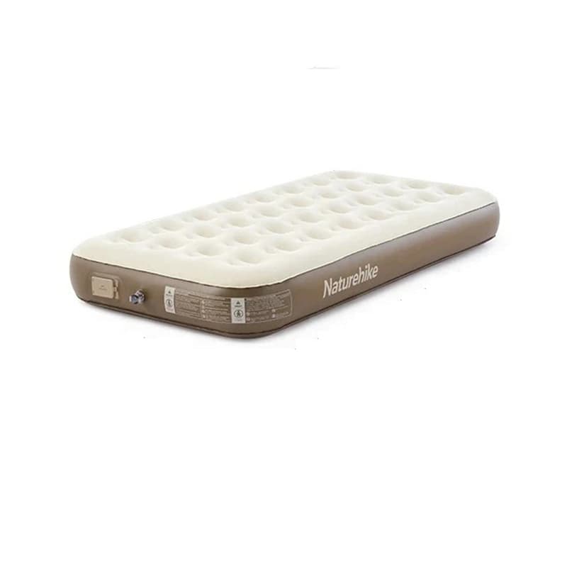 تشک بادی نیچرهایک تک نفره – ضخامت 25 سانت – پمپ شارژی Naturehike C25 Single Built-In Pump Inflatable Mattress – CNK2550WS013