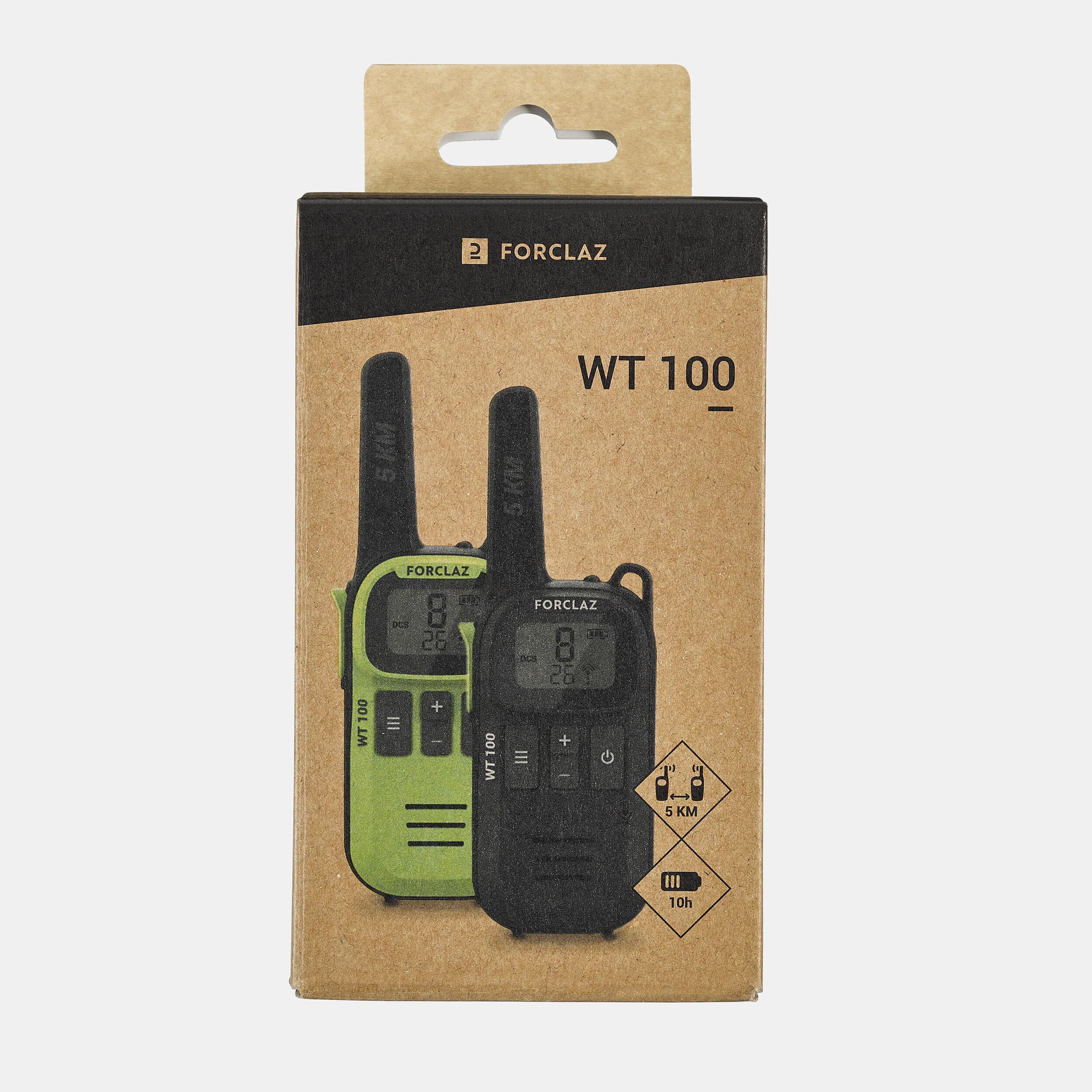 واکی تاکی فورکلاز – بی سیم شارژی دکتلون Forclaz USB Rechargeable Walkie Talkie Walkie Talkie – 5 km – WT100 — تصویر ۳