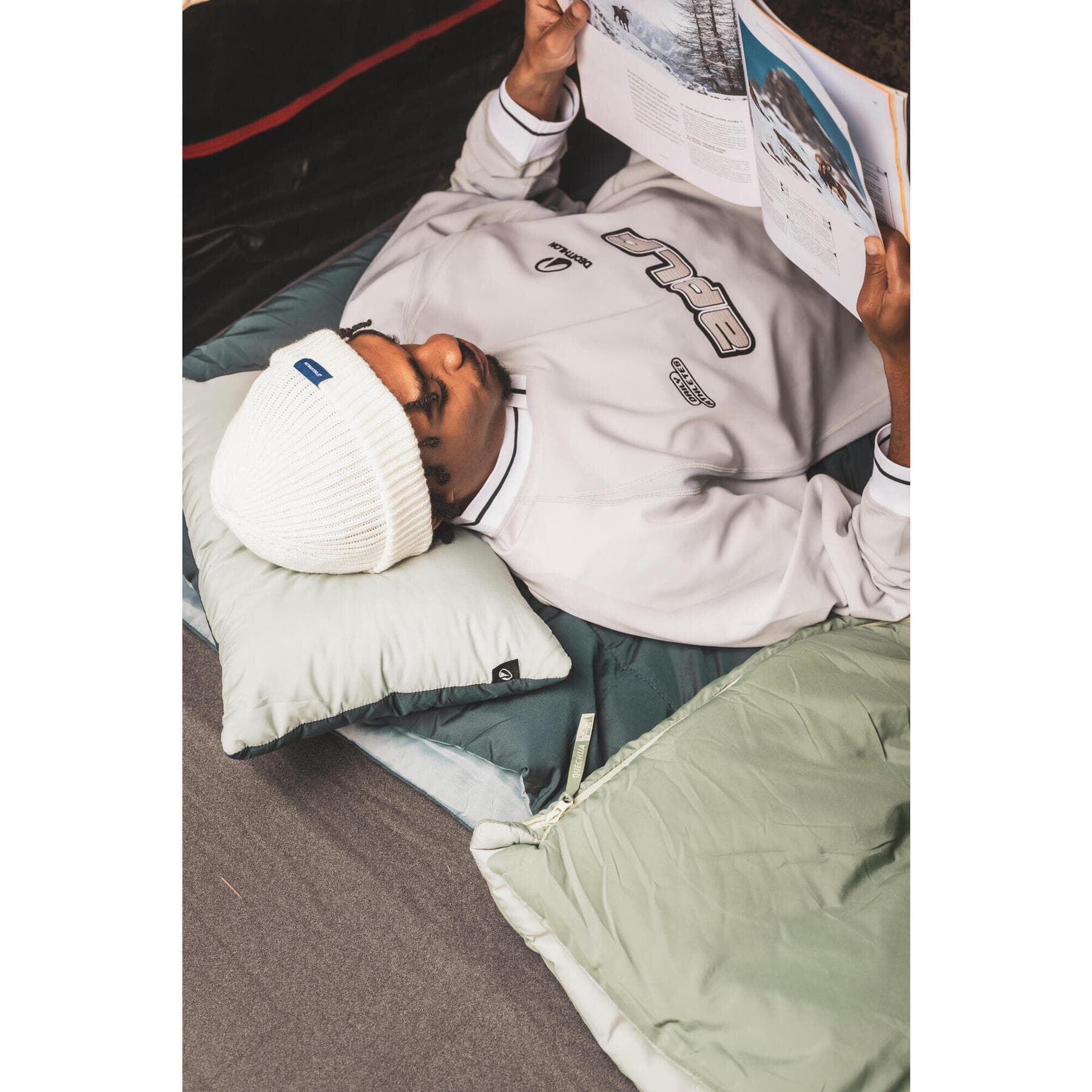 کیسه خواب کچوا – دمای راحتی 10 درجه Quechua Camping Sleeping Bag – 10°C Comfort — تصویر ۶