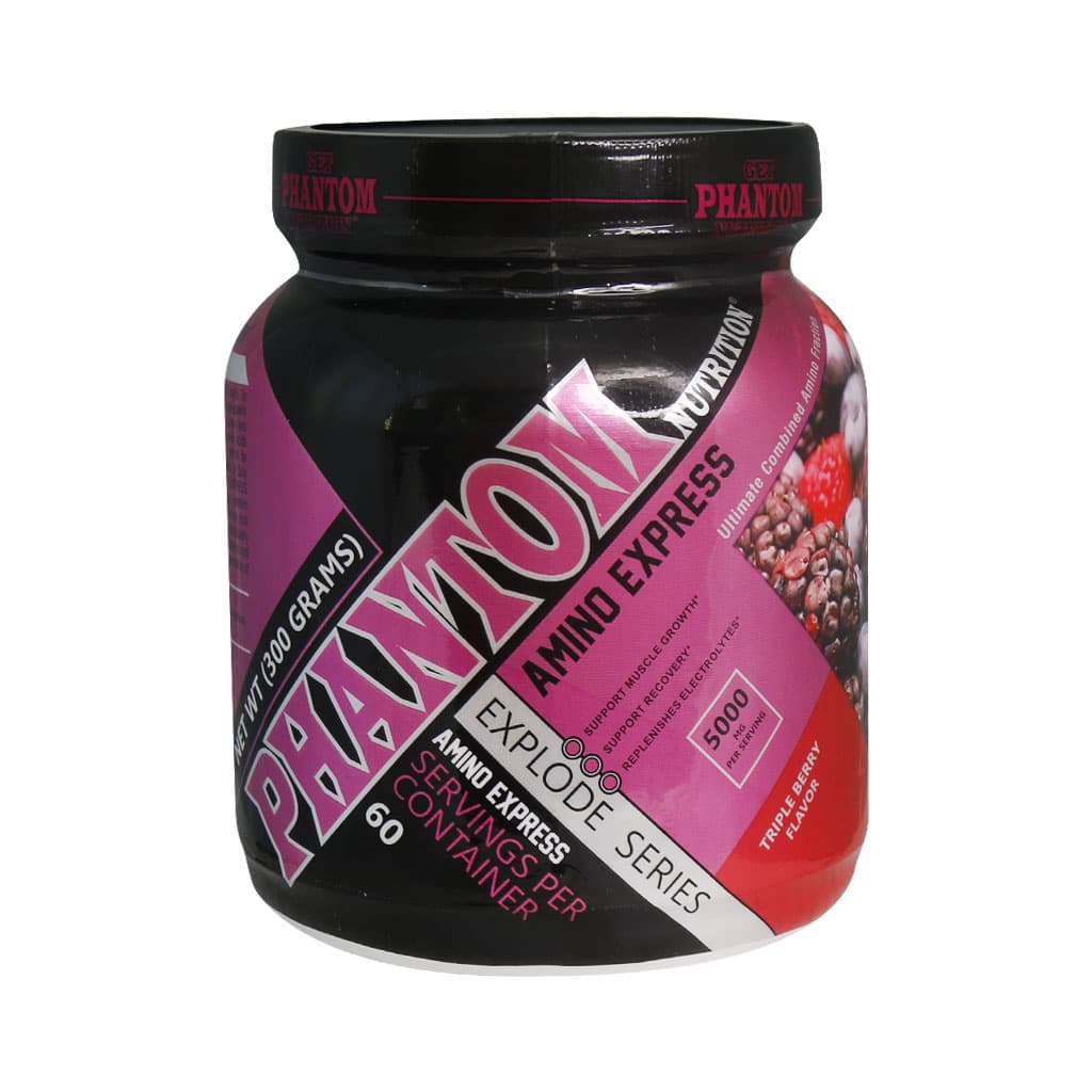 پودر آمینو اکسپرس فانتوم نوتریشن 300 گرم تریپل بری Phantom Nutrition Amino Express 300 g