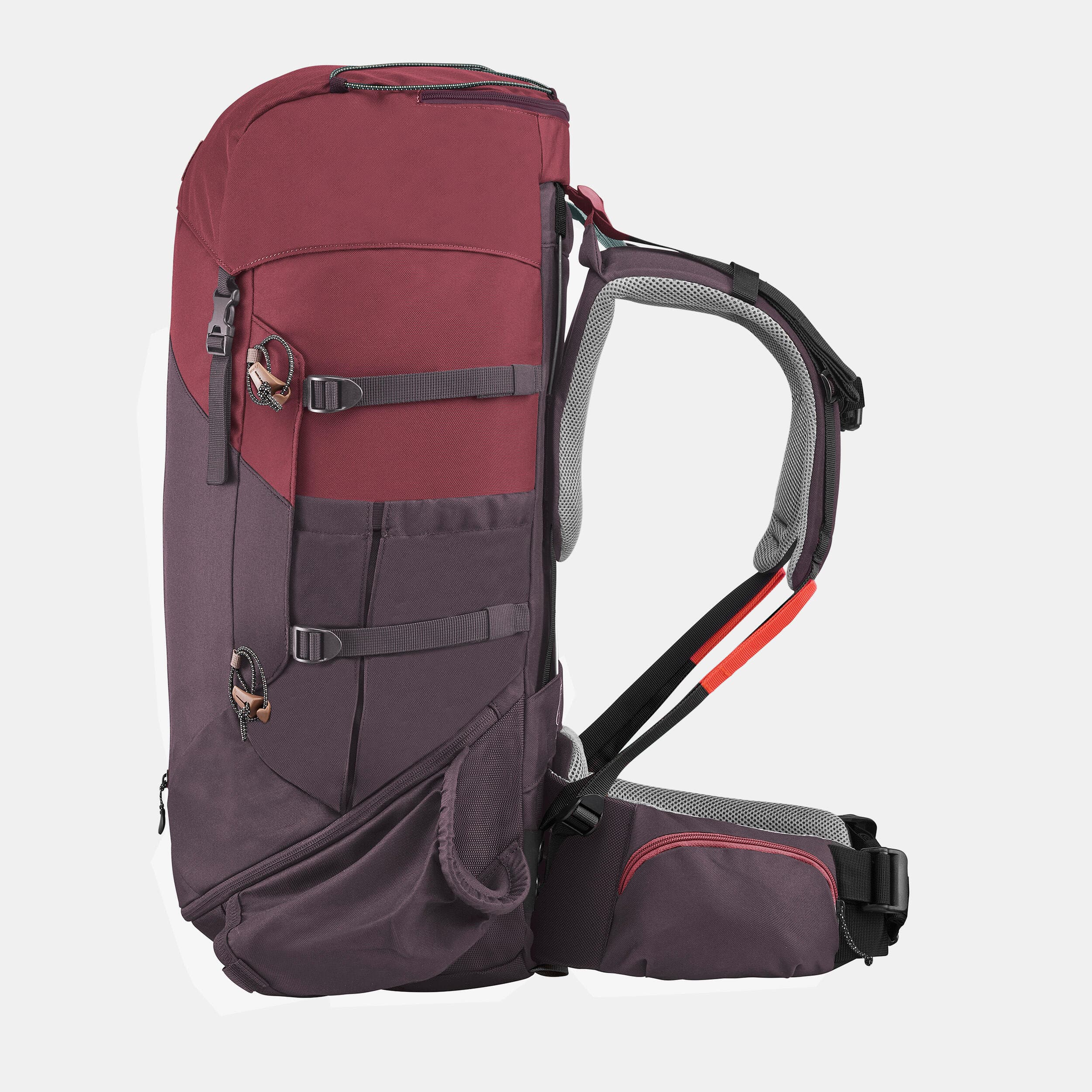 کوله پشتی کوهنوردی فورکلاز ۵۰ لیتری Forclaz Women’s Trekking Backpack – 50L – MT100 EASYFIT — تصویر ۷