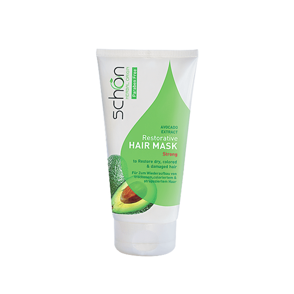 ماسک مو آووکادو شون مناسب موهای خشک، رنگ شده و آسیب دیده 150 میلی Schon Restorative Hair Mask With Avocado Extract For Dry And Damaged Hair