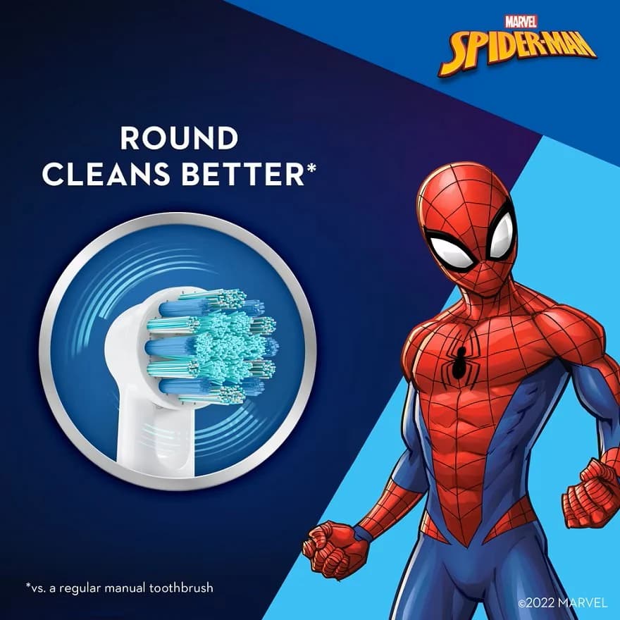 سری یدک مسواک برقی کودک اورال بی Oral-B بسته 2 عددی — تصویر ۵