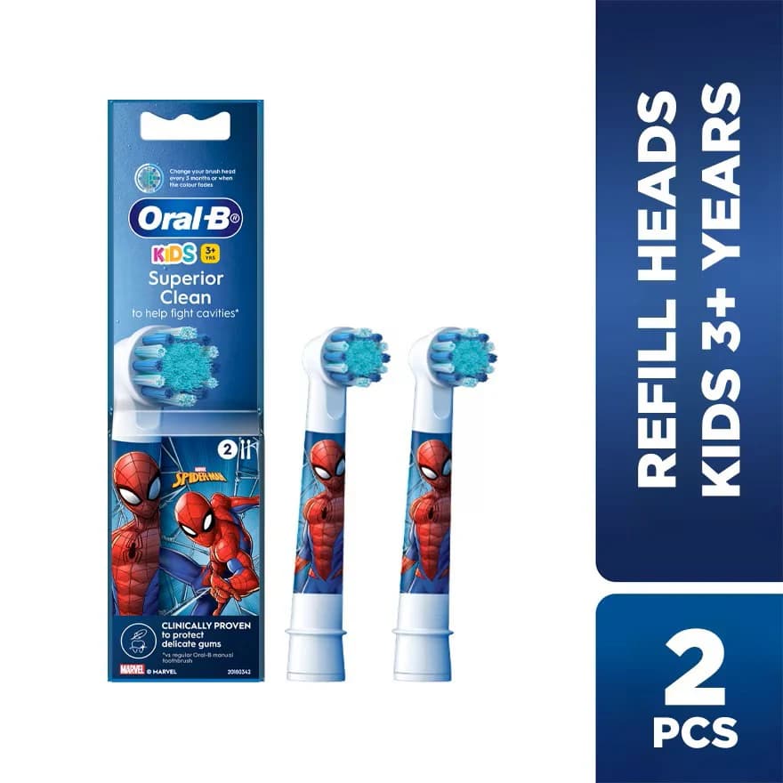 سری یدک مسواک برقی کودک اورال بی Oral-B بسته 2 عددی — تصویر ۲