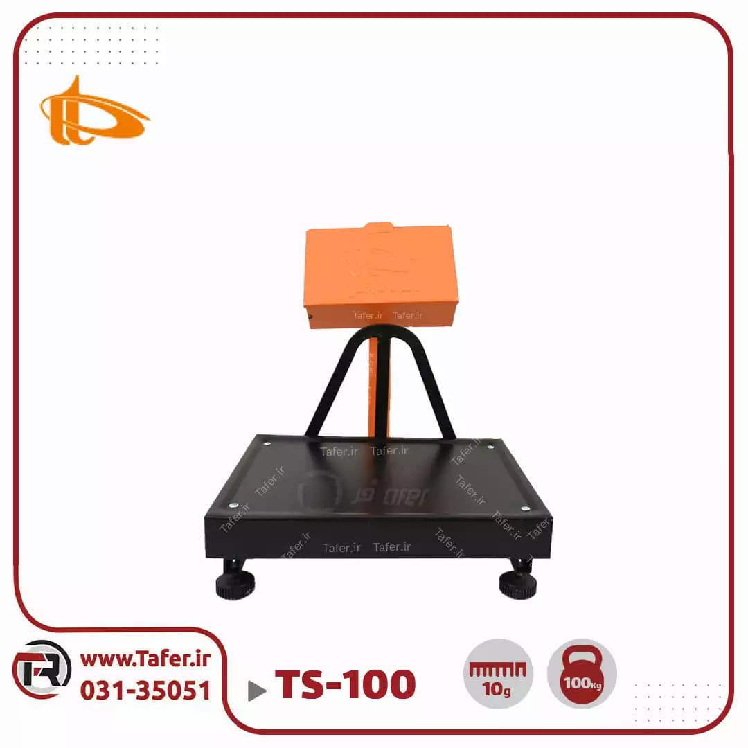 باسکول 100 کیلوگرم پیام توزین مدل TS-100 — تصویر ۳
