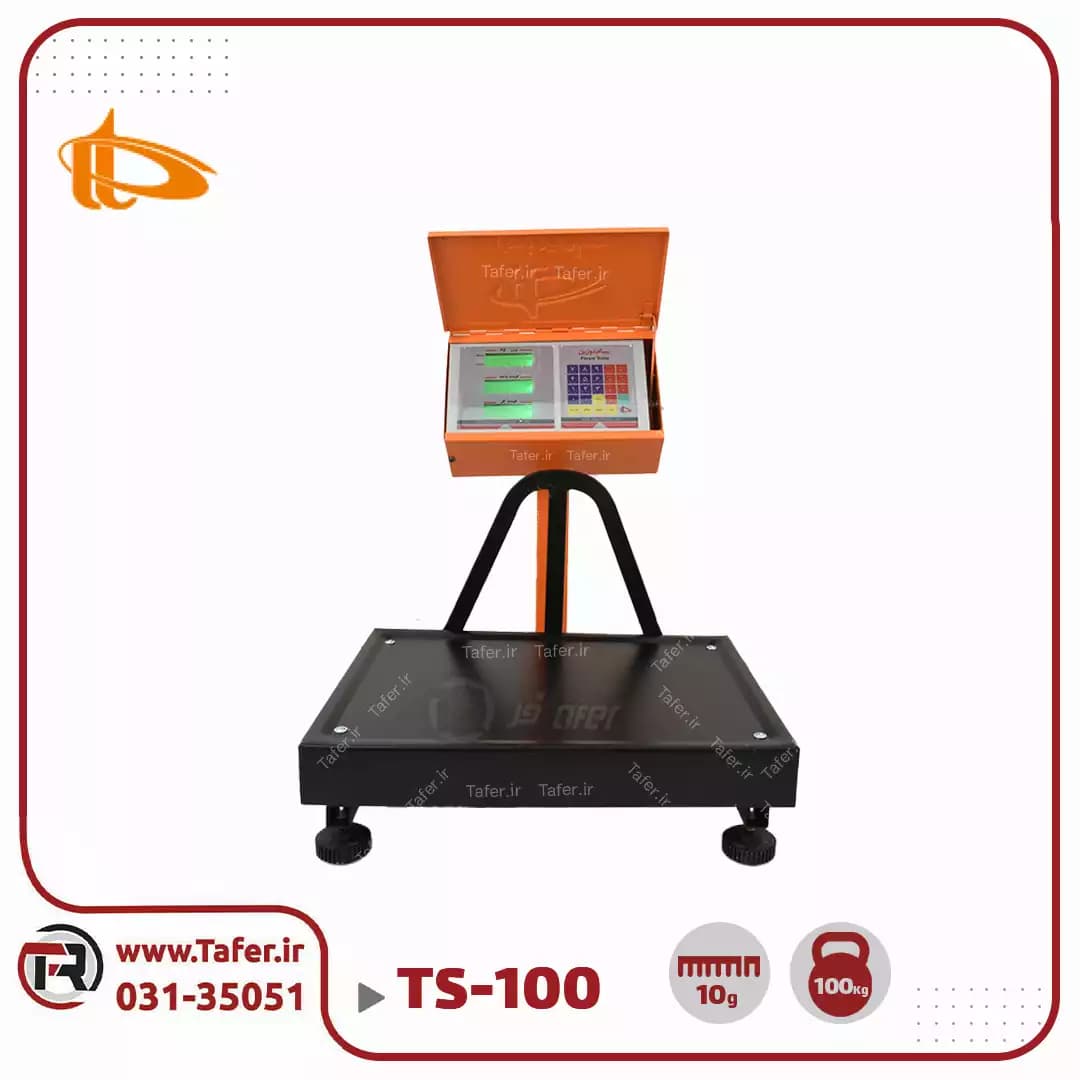 باسکول 100 کیلوگرم پیام توزین مدل TS-100 — تصویر ۲
