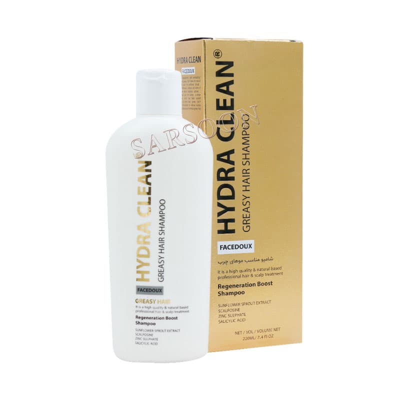 شامپو موی چرب هیدراکلین فیس دوکس 220 میلی لیتر Face Doux Hydra Clean Greasy Hair Shampoo 220 ml