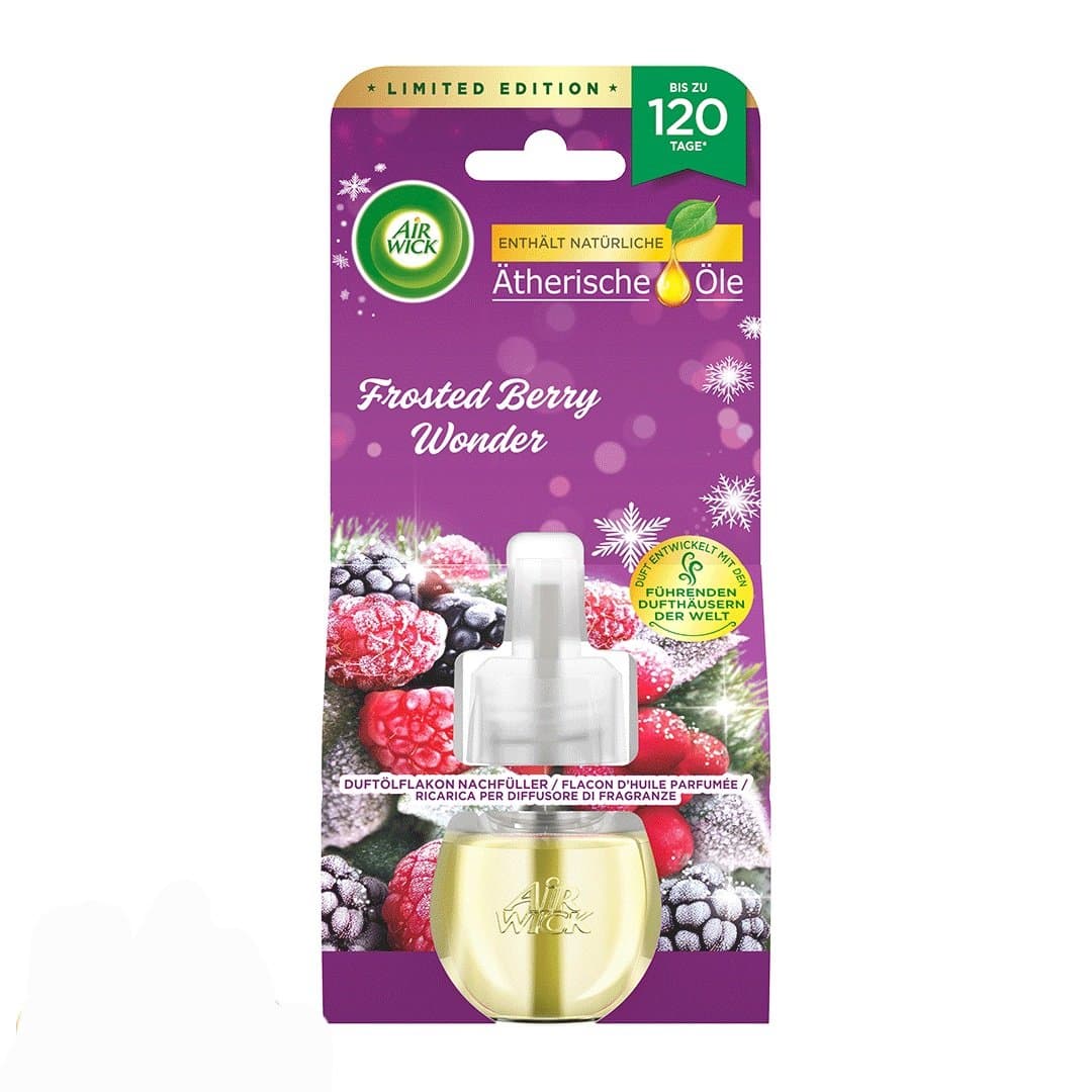 یدک دستگاه خوشبو کننده برقی ایرویک Air wick رایحه تمشک یخ زده ماندگاری 120 روزه