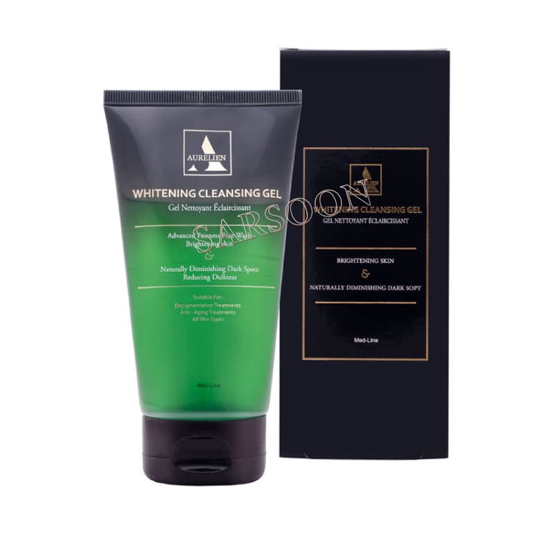 ژل شستشوی صورت روشن کننده اورلین Gel Whitening Cleansing Aurelien — تصویر ۲