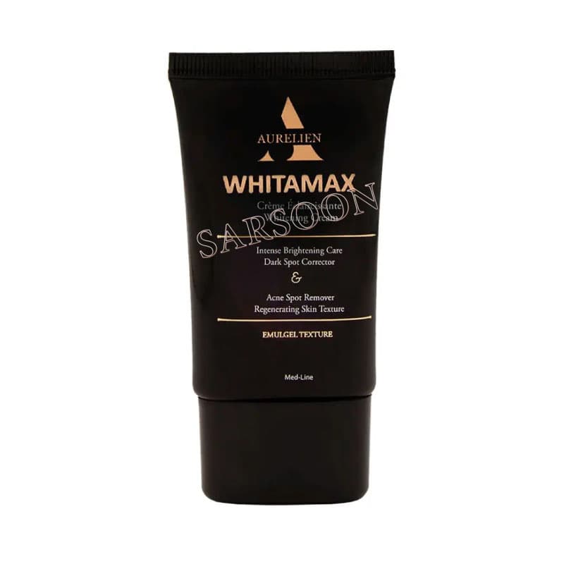 کرم روشن کننده و ضد لک ویتامکس اورلین 30 میلی لیتر Aurelien Whitamax Whitening Cream 30ml