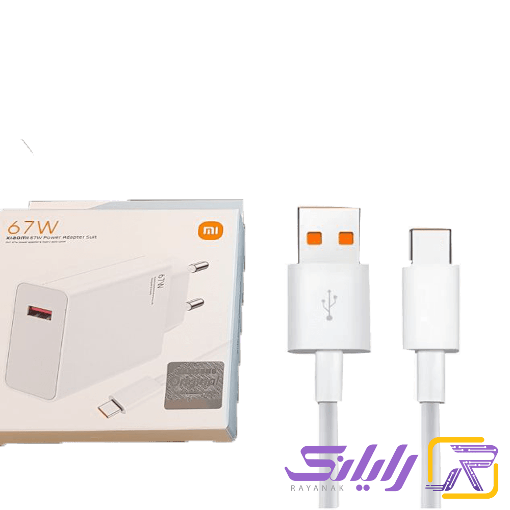 شارژر فست شیائومی مدل Mi MDY-12-ES توان 67 وات همراه کابل اصلی — تصویر ۲