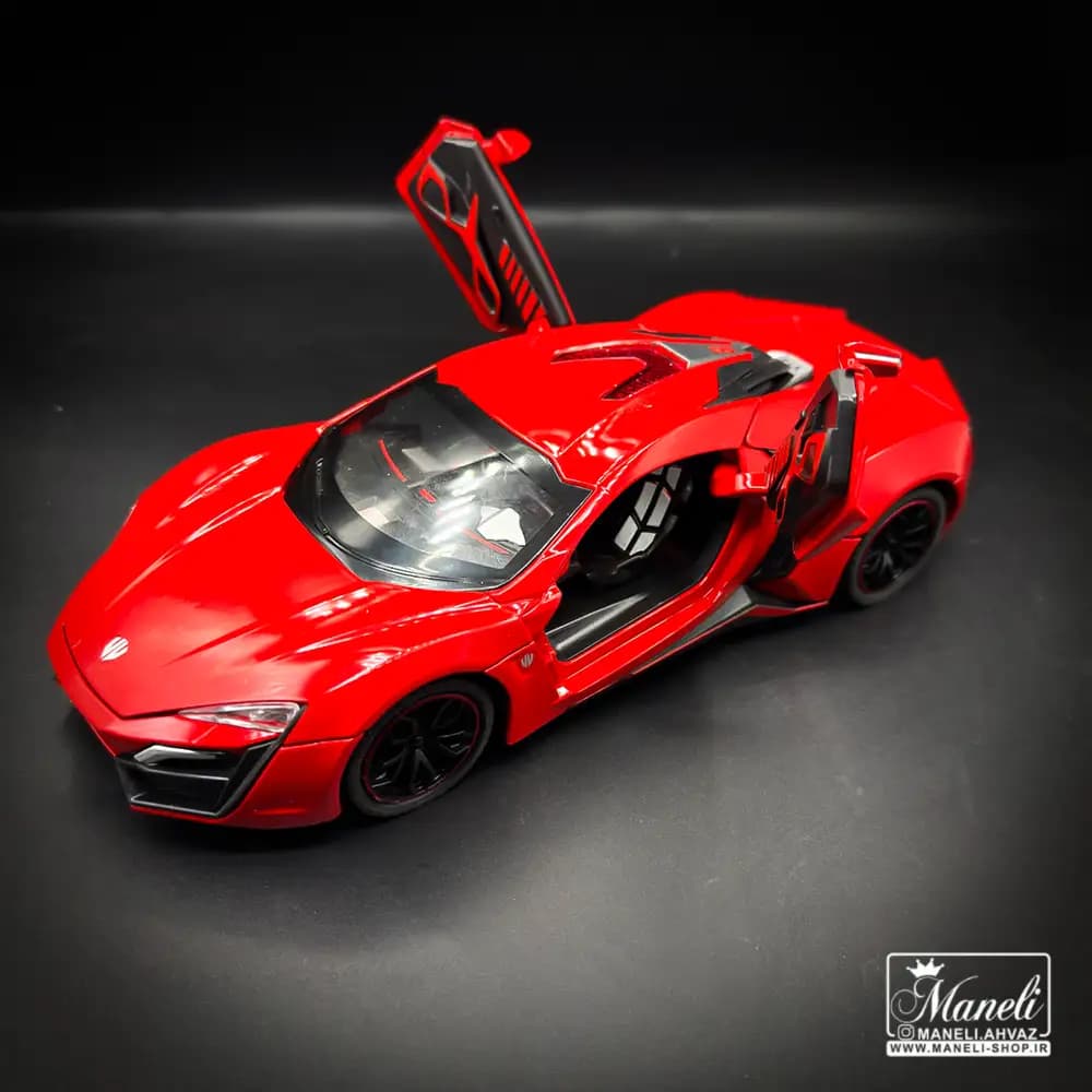 ماشین اسباب‌بازی فلزی عقب‌کش لایکن (Lykan HyperSport) — تصویر ۲