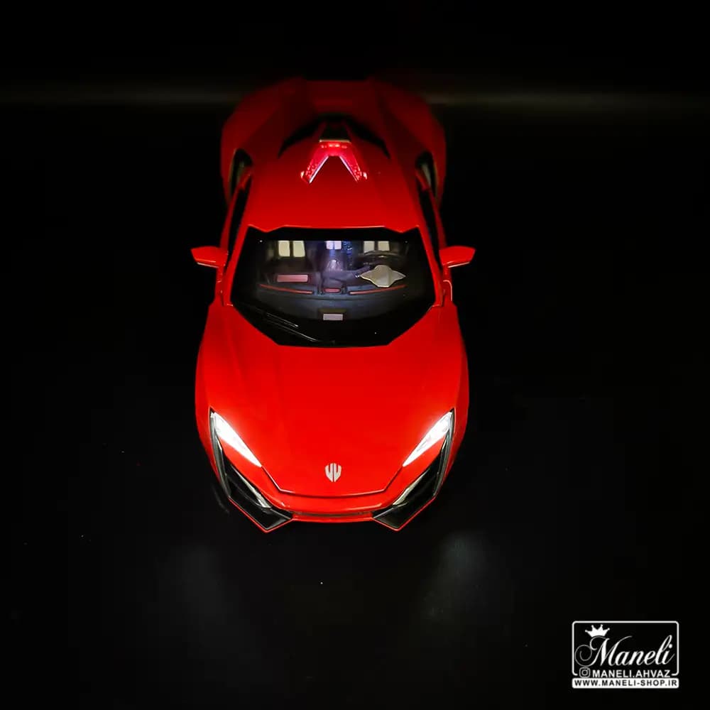 ماشین اسباب‌بازی فلزی عقب‌کش لایکن (Lykan HyperSport) — تصویر ۳