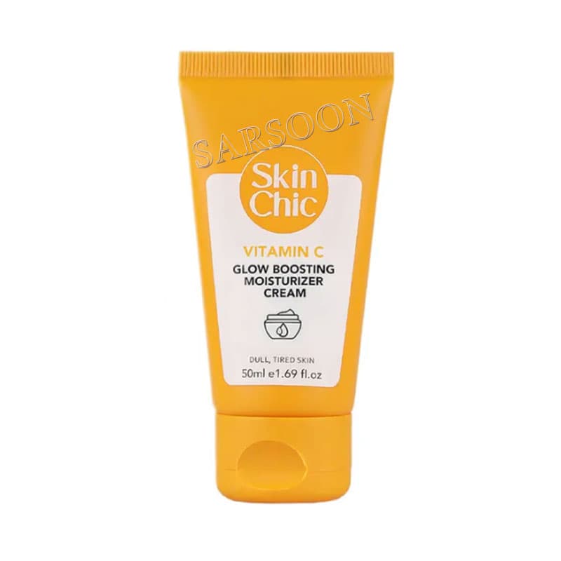کرم مرطوب کننده و روشن کننده حاوی ویتامین C اسکین شیک حجم 50 میلی لیترSkin Chic Vitamin C Moisturizing Cream 50 ml