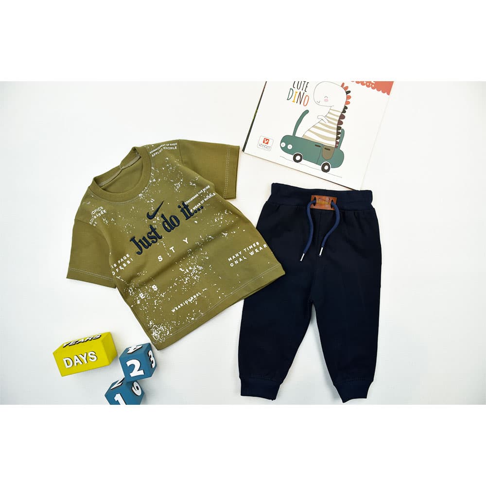 تیشرت و شلوارک پسرانه JUST DO IT کد 11631 — تصویر ۷