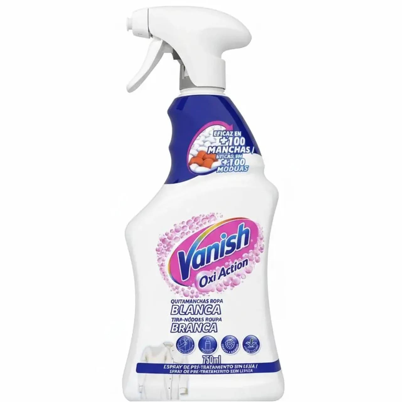 اسپری لکه بر لباس ونیش Vanish مناسب لباس های سفید حجم ۷۵۰ میل