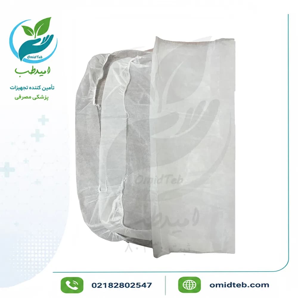روتختی یکبار مصرف ۸۰×۲۲۰ دور کش سفید ۳۸ گرم | بهترین قیمت در پخش امیدطب