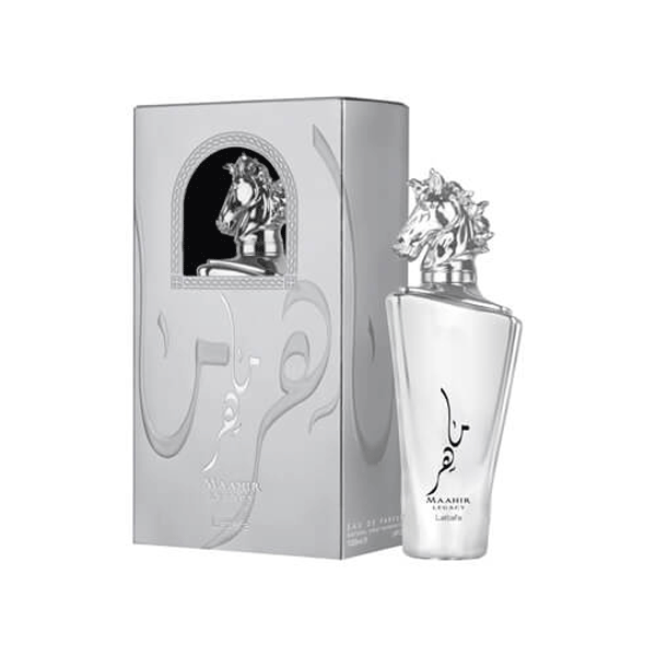 عطر ادکلن لطافه مدل ماهر لگاسی یا ماهر نقره ای حجم 100 میل