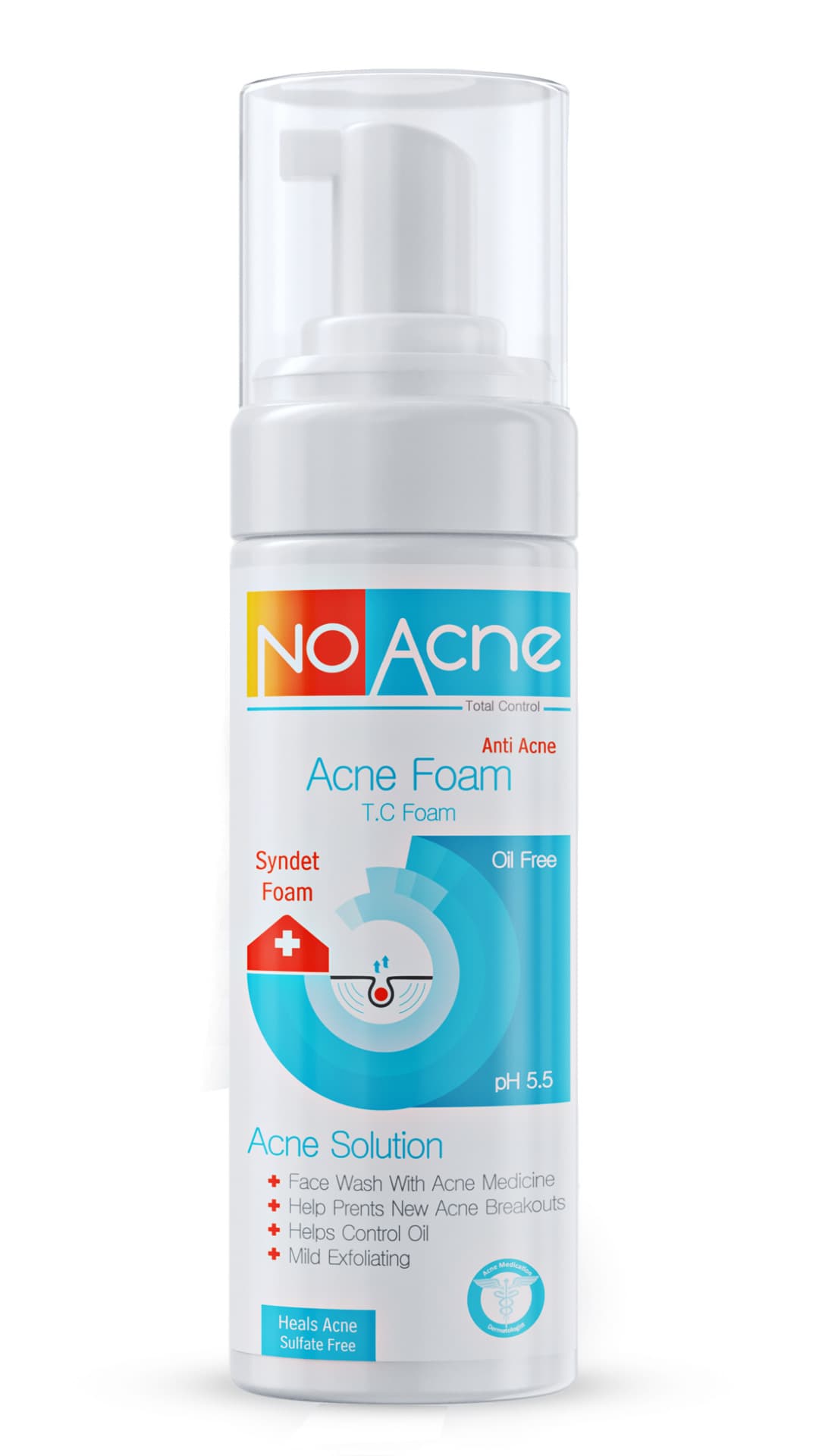 فوم شستشوی تخصصی نوآکنه NoAcne مناسب پوست چرب و جوش دار