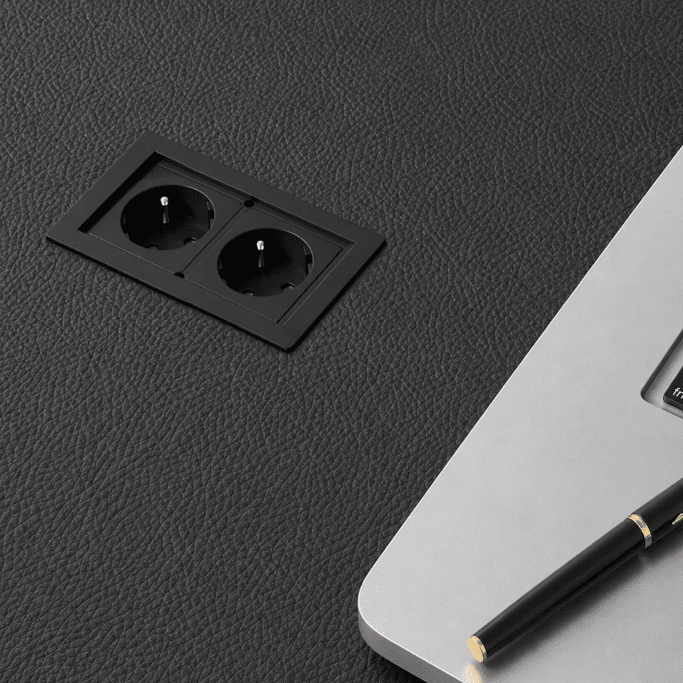 پریز توکار کابینت مدل Parma ملونی 10168