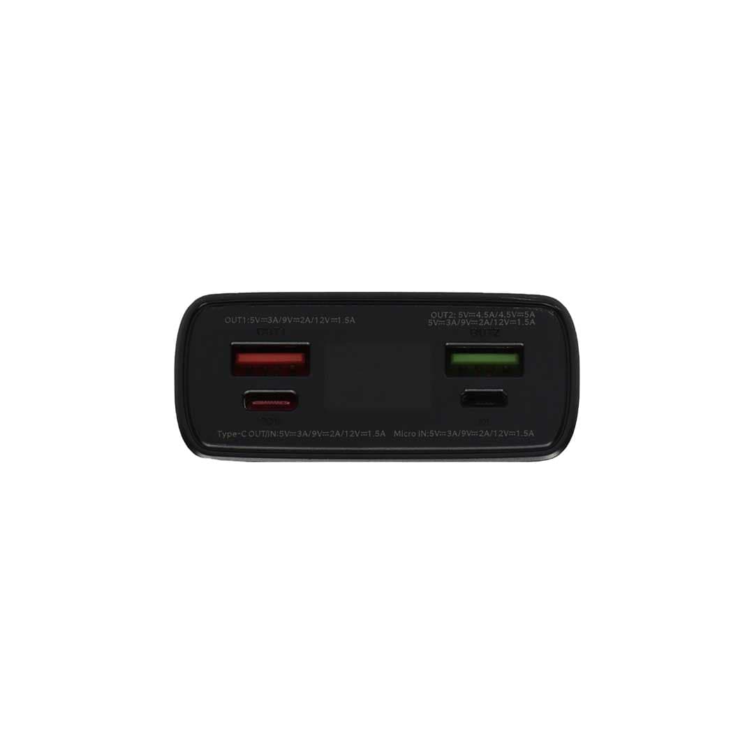 پاوربانک (فست شارژ و PD) هیسکا 20000 میلی آمپر مدل QI-212PD 22.5W – مشکی — تصویر ۲