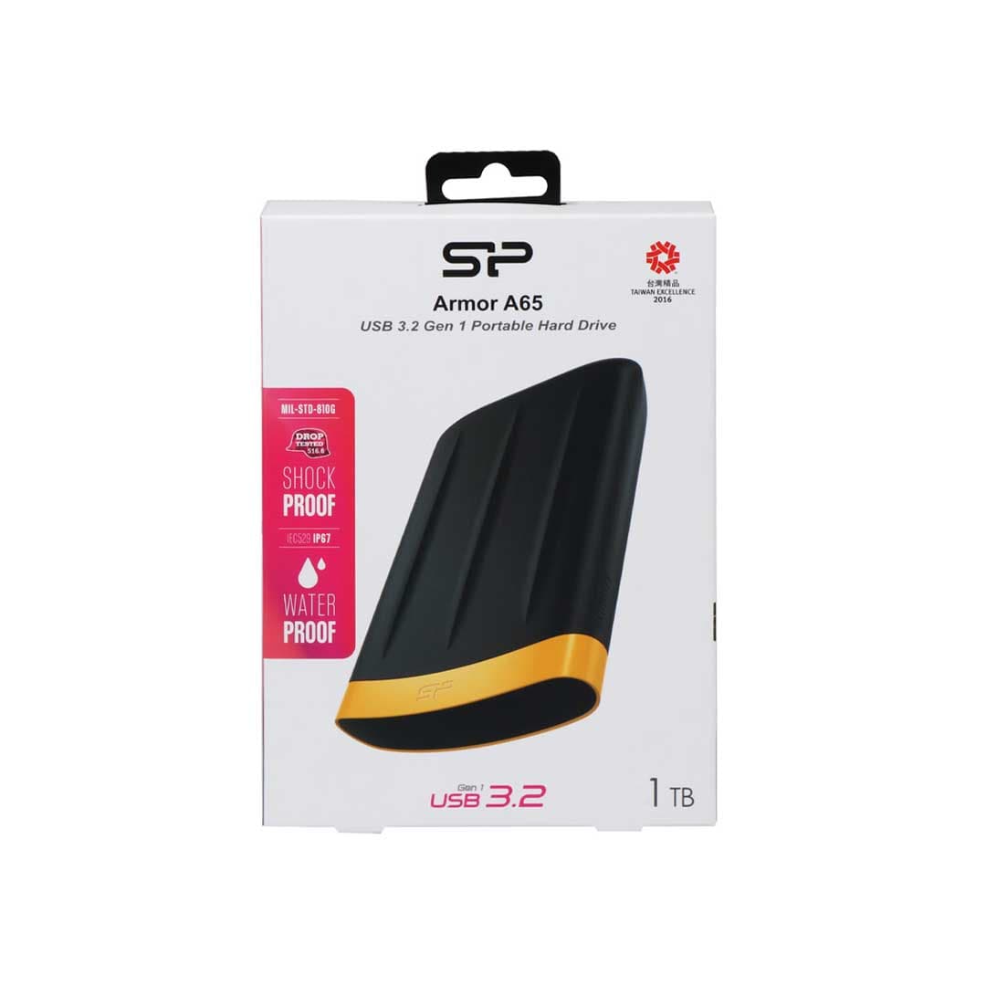 هارد اکسترنال Silicon Power USB3.2 – 2TB مدل Armor A65M – مشکی زرد — تصویر ۴