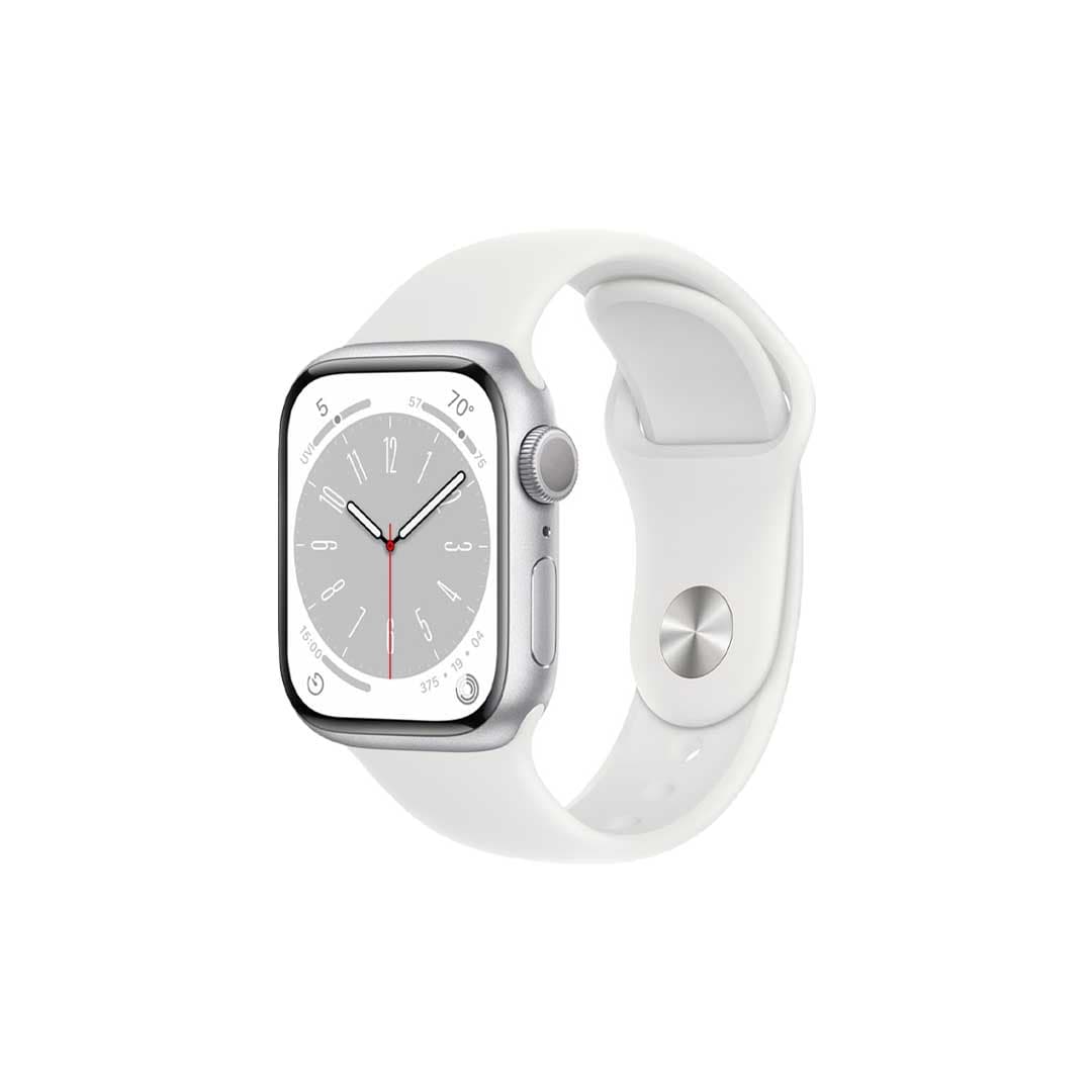 ساعت هوشمند اپل واچ سری 8 مدل Midnight Aluminum Case Midnight Sport Band-45MM – نقره ای – اصلی (گارانتی 6 ماهه شرکتی)