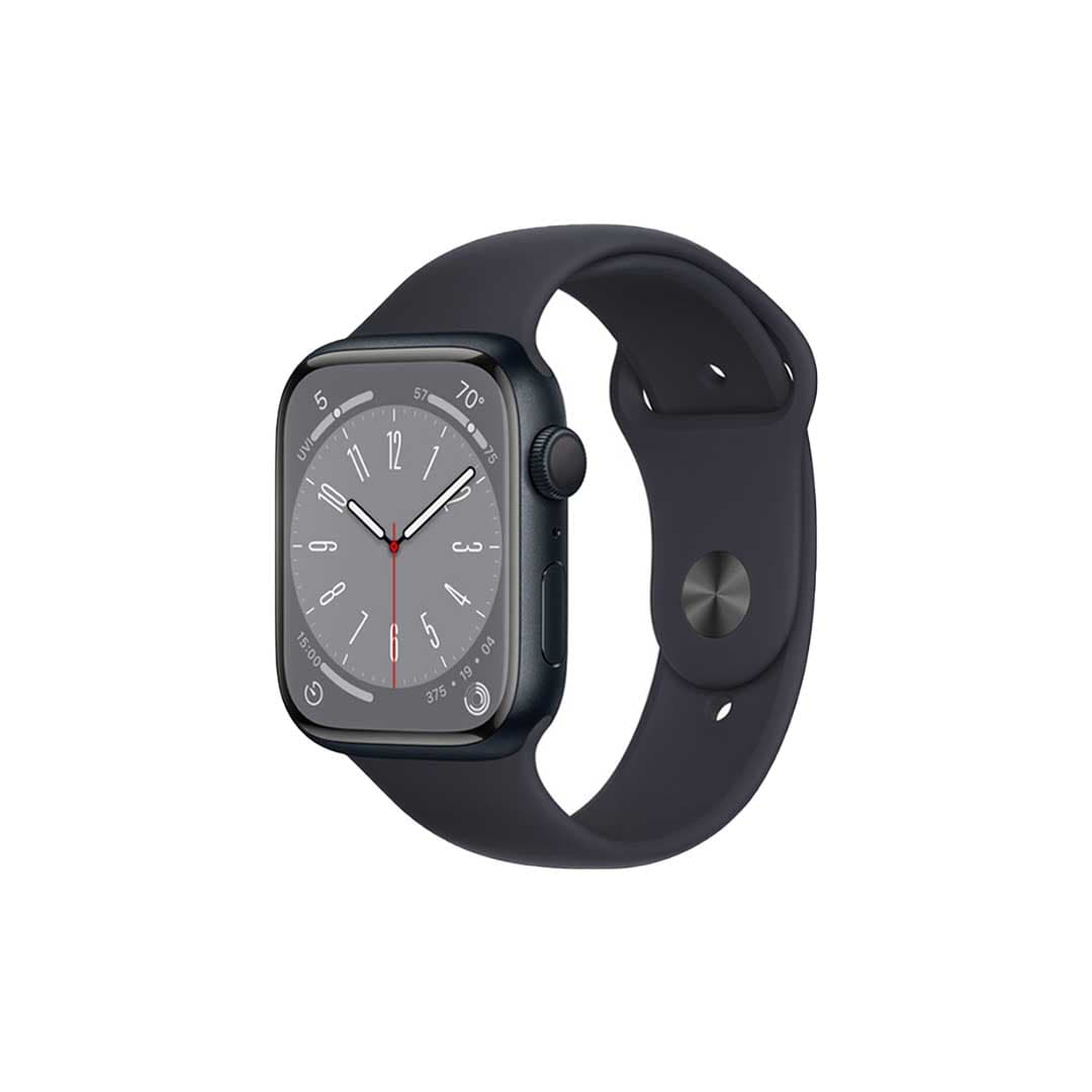 ساعت هوشمند اپل واچ سری 8 مدل Midnight Aluminum Case Midnight Sport Band-45MM – نقره ای – اصلی (گارانتی 6 ماهه شرکتی) — تصویر ۷