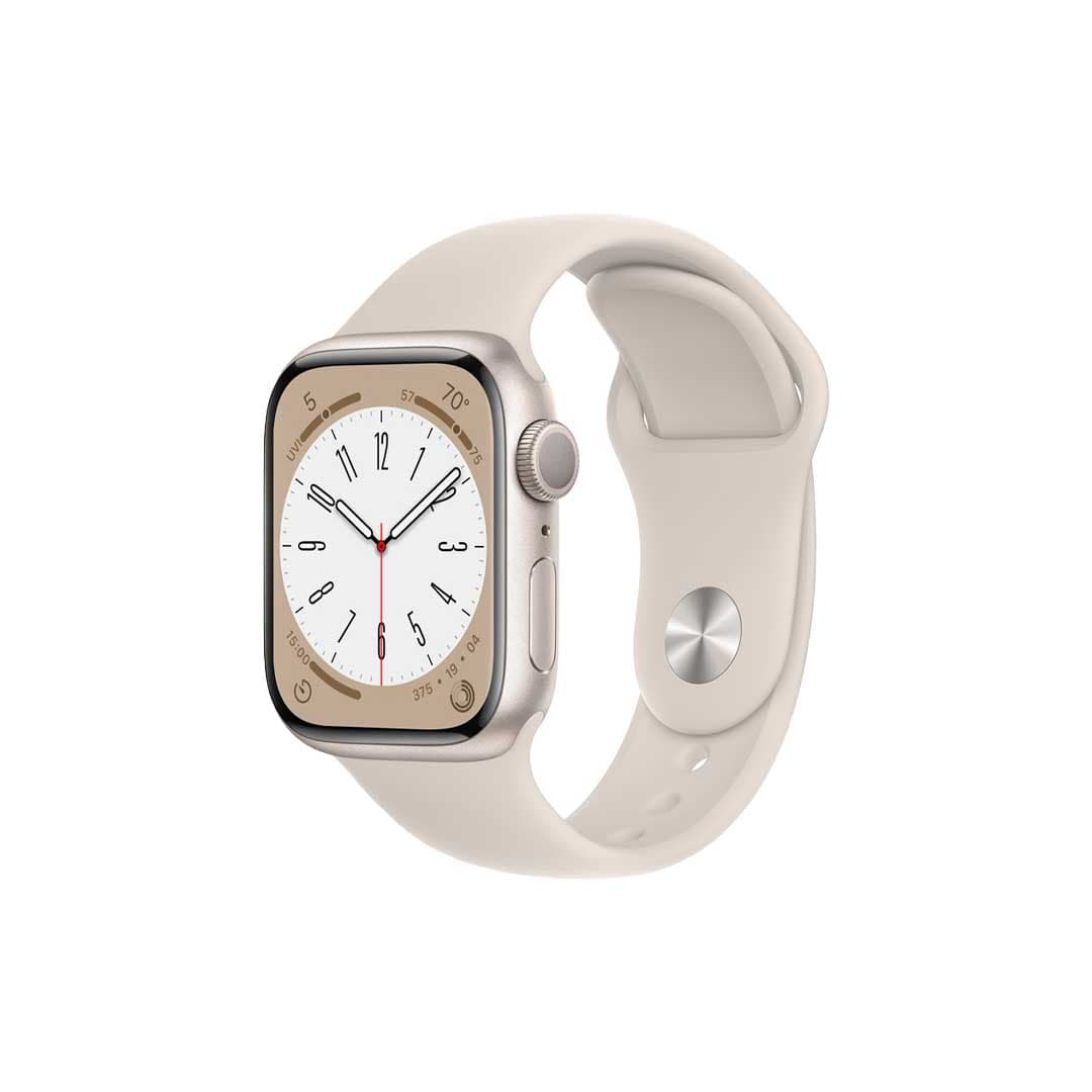 ساعت هوشمند اپل واچ سری 8 مدل Midnight Aluminum Case Midnight Sport Band-45MM – نقره ای – اصلی (گارانتی 6 ماهه شرکتی) — تصویر ۴