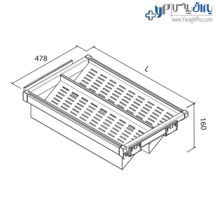 جا کفشی ریلی داخل کمد لباس رنگ مشکی طرح ایتالین فانتونی j539 – j540 — تصویر ۲