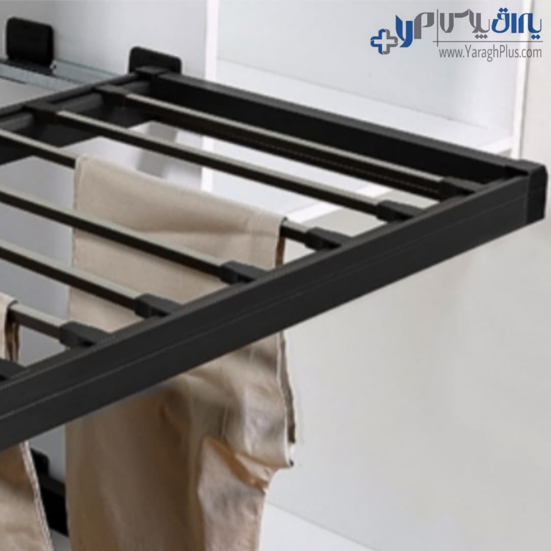 رک ریلی جای شلوار داخل کمد لباس رنگ مشکی طرح ایتالین فانتونی j533 – j534