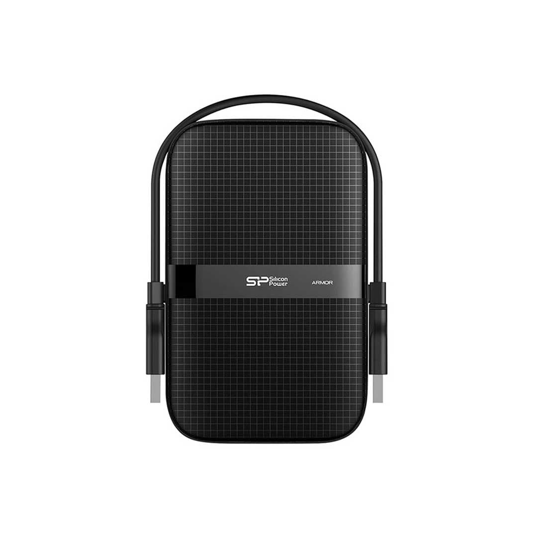 هارد اکسترنال Silicon Power مدل Armor A60 ظرفیت با ظرفیت 2 ترابایت – مشکی