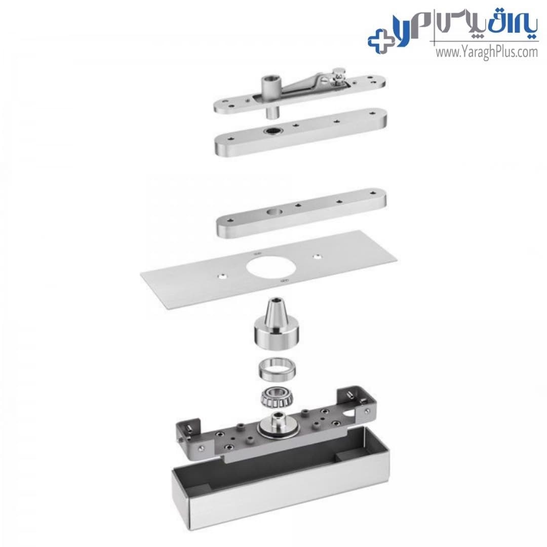 لولا محوری استیل درب چوبی ضخامت 40 میلیمتر 500 کیلوگرمی A922 – A923 — تصویر ۳
