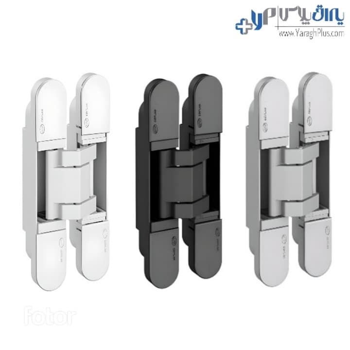 لولا مخفی درب چوبی ضخامت 36 میلیمتر 80 کیلوگرمی با نتظیم سه بعدی A831 – A832 – A833