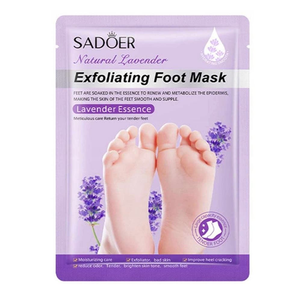 ماسک پوشیدنی پا سادور مخصوص لایه‌برداری عمیق و بازسازی Sadoer Lavender حجم 35 گرم