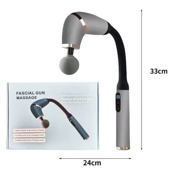 ماساژور تفنگی FASCIAL GUN با 6 سرعت و دسته منحنی — تصویر ۴