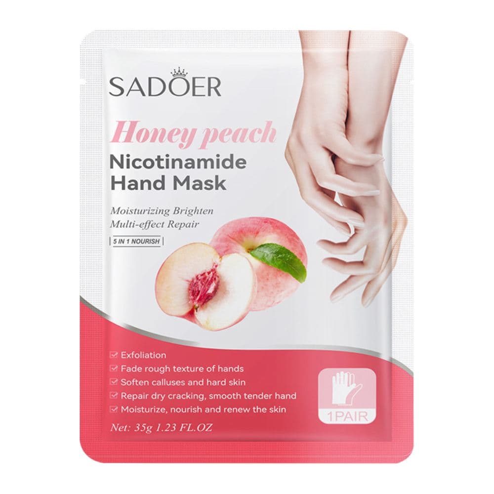 ماسک پوشیدنی دست مرطوب کننده سادور Sadoer Honey Peach وزن 35 گرم