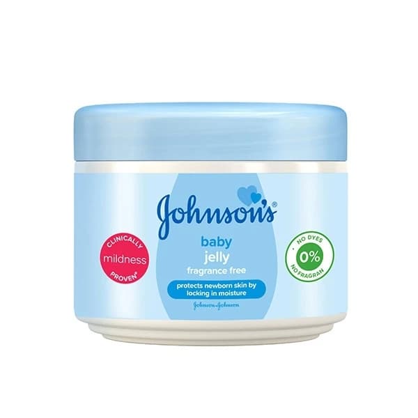 ژل وازلین مرطوب کننده بچه جانسون بدون رایحه johnsons baby jelly حجم 250 میل
