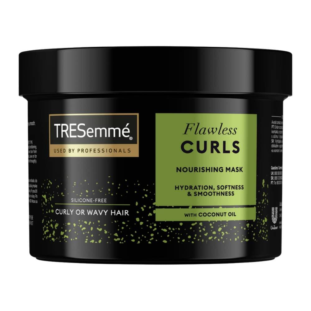 ماسک مو مغذی ترزمه مناسب موهای فر و مجعد TRESemme FLAWLESS CURLS حجم 440 میل — تصویر ۵