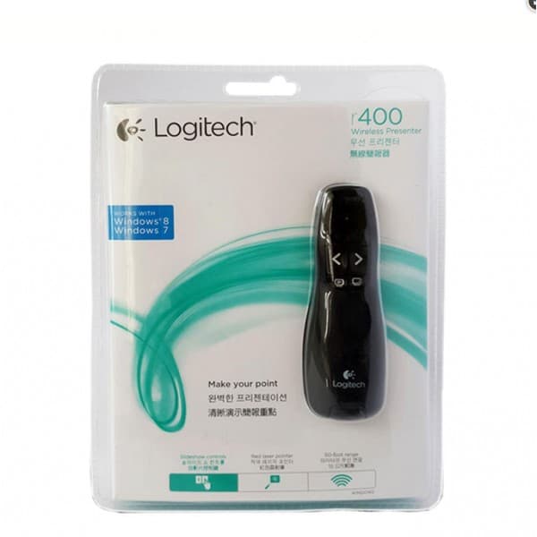 پرزنتر بی سیم لاجیتک مدل r400 - عصر پروژکتور — تصویر ۶