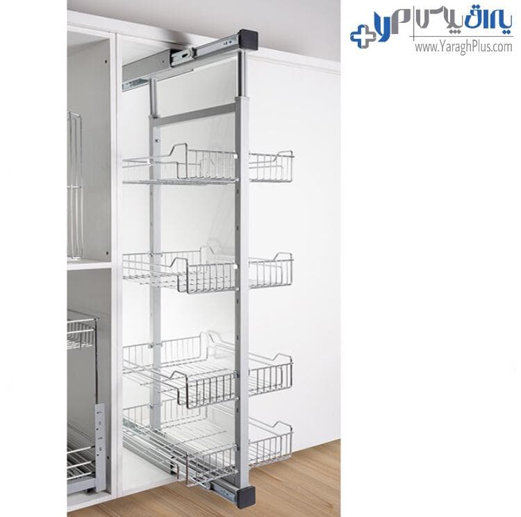 ﺳﻮﭘﺮ وسط کابینت کمدی طرح آلمانی ﺑﺎ ریل آرام‌بند آدلان مدل راﯾﺎن — تصویر ۳