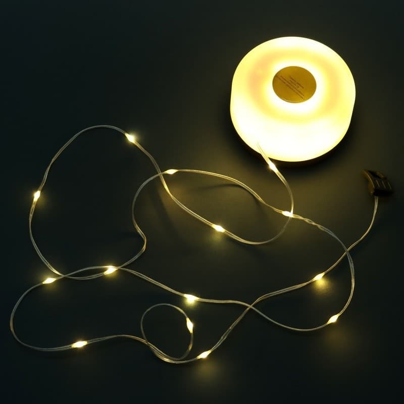 ریسه چراغ کمپینگ 8 متری برند STRING LIGHTS مدل YD-2314 (خورشیدی) — تصویر ۳
