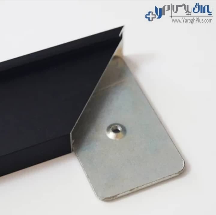 پروفیل دکوفیکس قاب درب شیشه ای لبه کوتاه کابینت و کمد — تصویر ۳