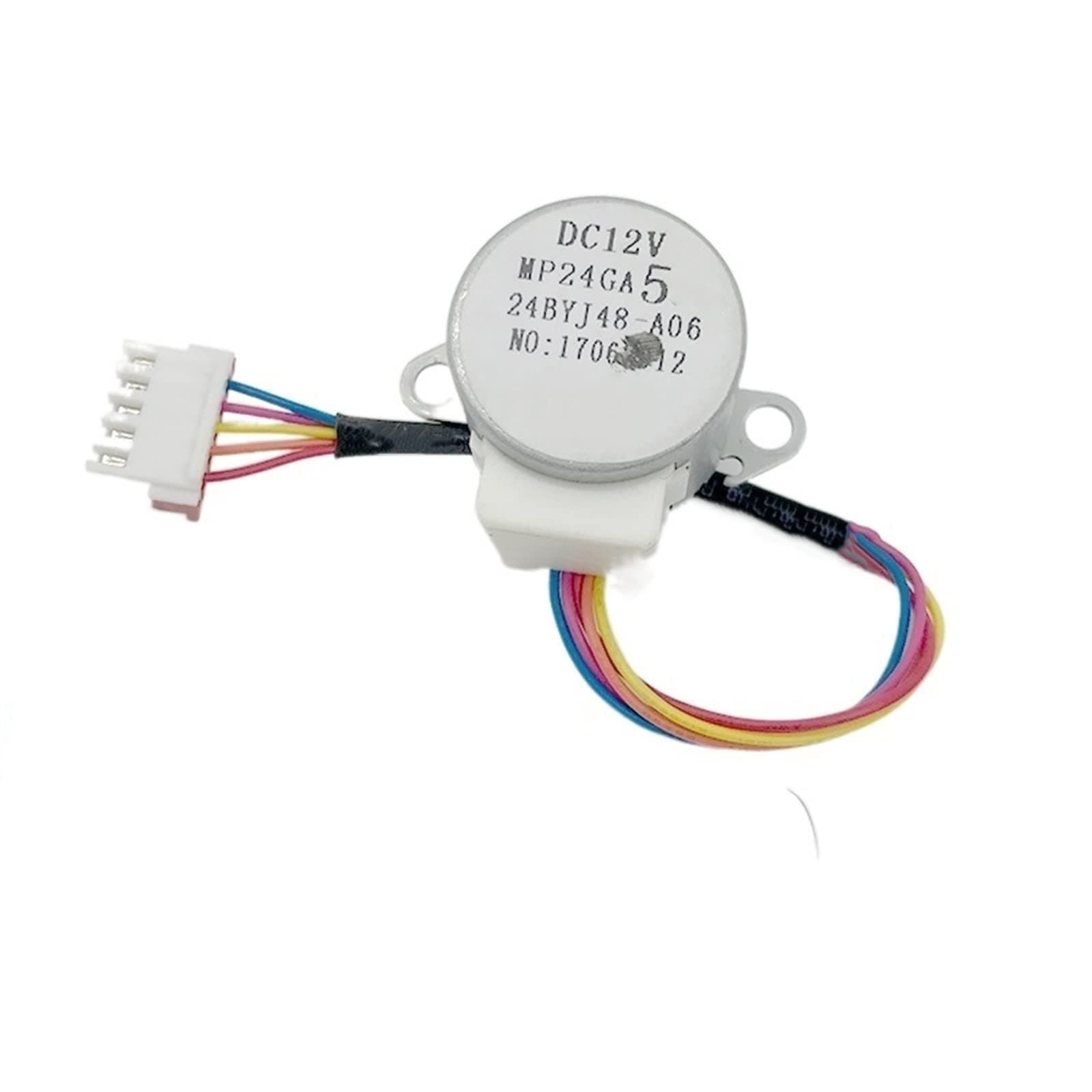 موتور بادگردان کولر اسپلیت MP24GA5 12VDC – 24BYJ48 پایه قلابی سیم کوتاه
