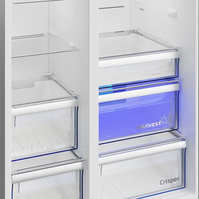 یخچال و فریزر ساید بای ساید بکو مدل GN162341 XBN — تصویر ۲