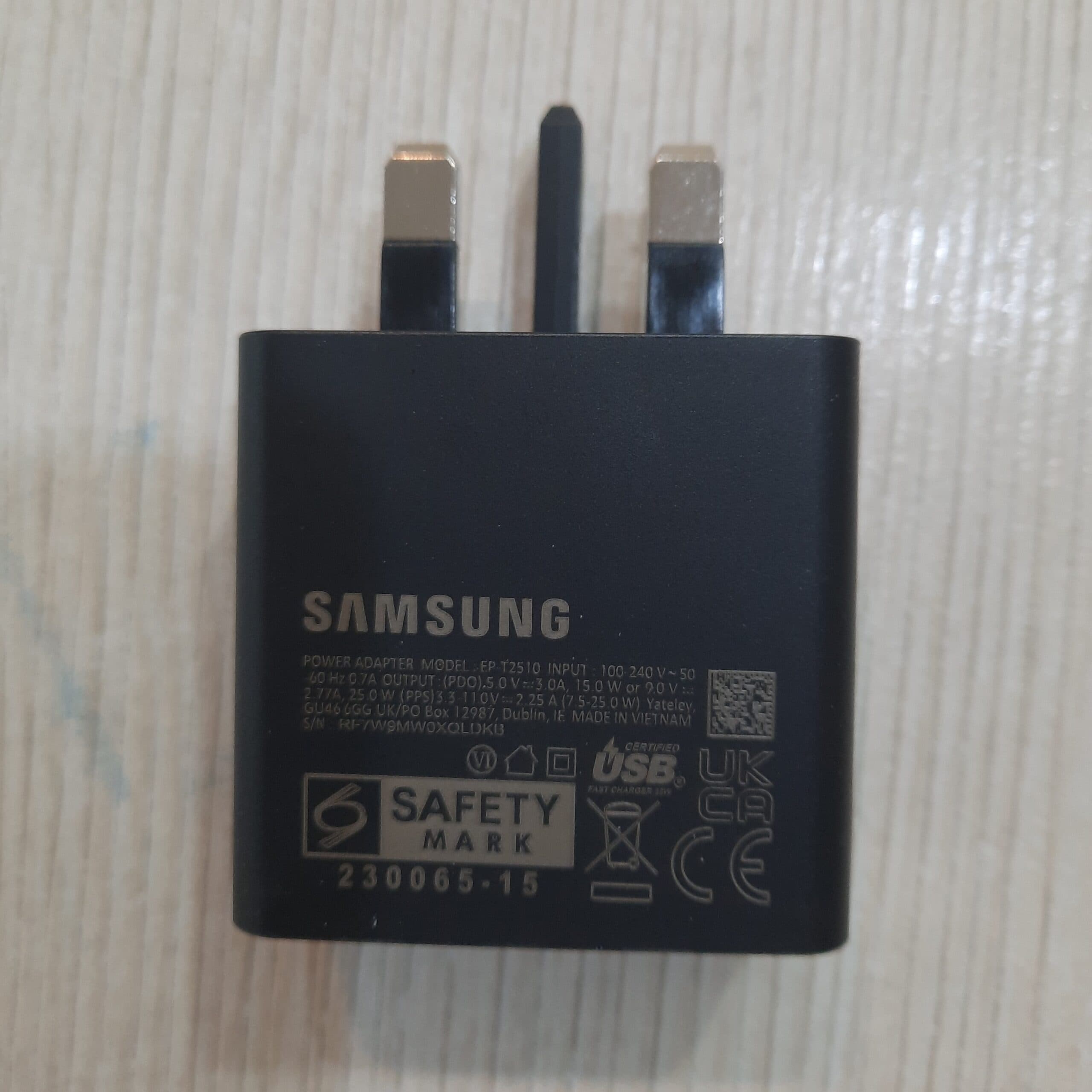 شارژر 25 وات سامسونگ سوپر فست 25w samsung اورجینال کمپانی سریال دار — تصویر ۷