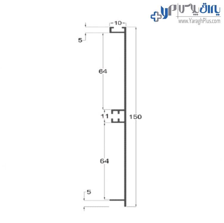 پاخور آلومینیومی 3 متری فانتونی L291 – L292 – L293 – L294 — تصویر ۲