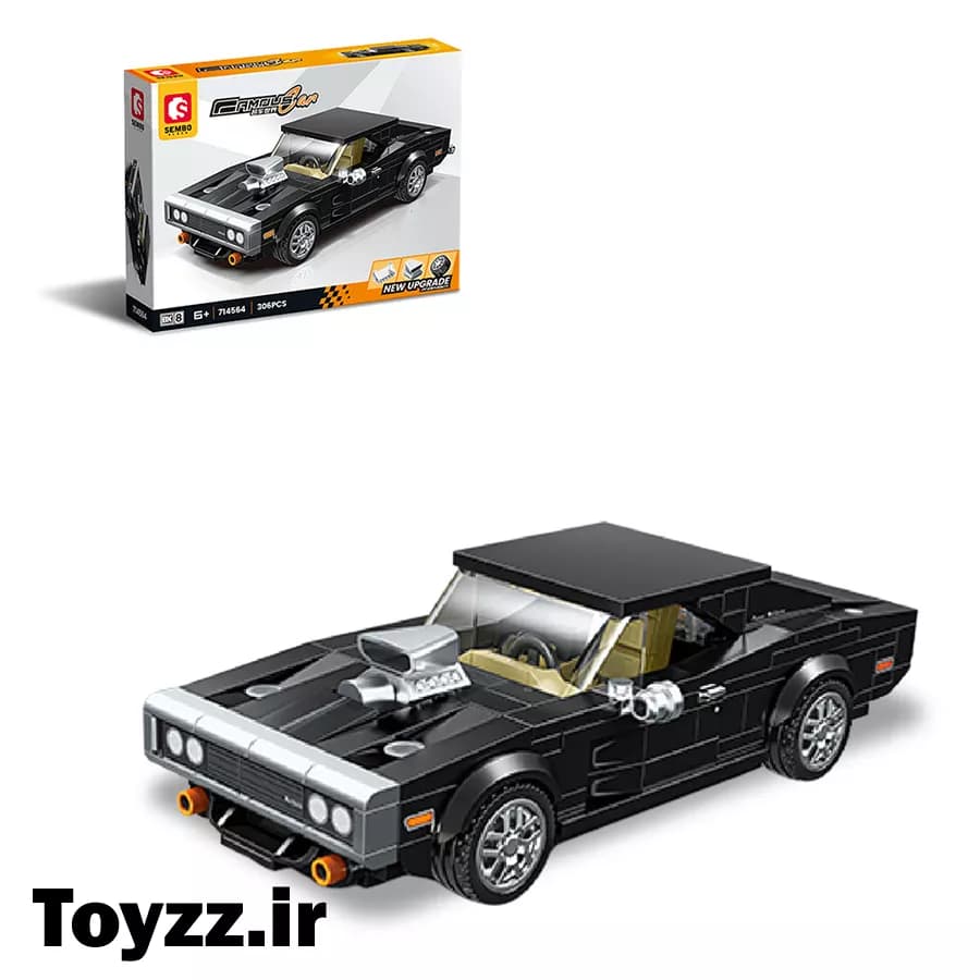 ساختنی لگو ماشین برند سمبو بلاک مدل SEMBO BLOCK FAMOUS CAR 714564 — تصویر ۲