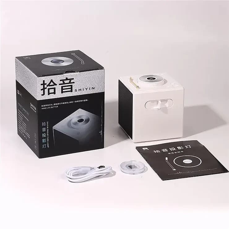 چراغ خواب و اسپیکر پروژکتور کهکشانی Shiyin مدل K-1206 — تصویر ۳