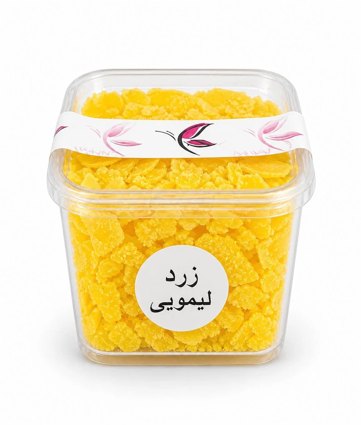 رنگ شمع مانا 25 گرمی زرد لیمویی